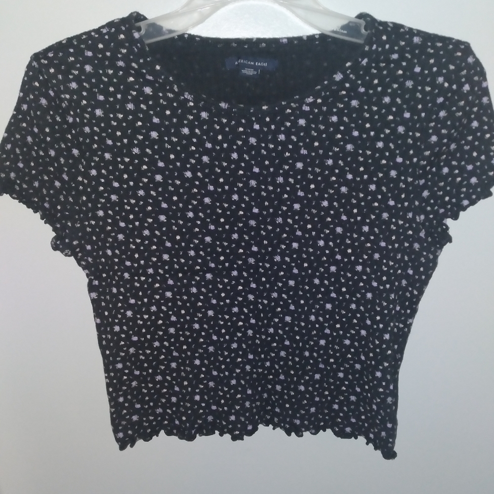 Girls Jr's American eagle cropped top size medium